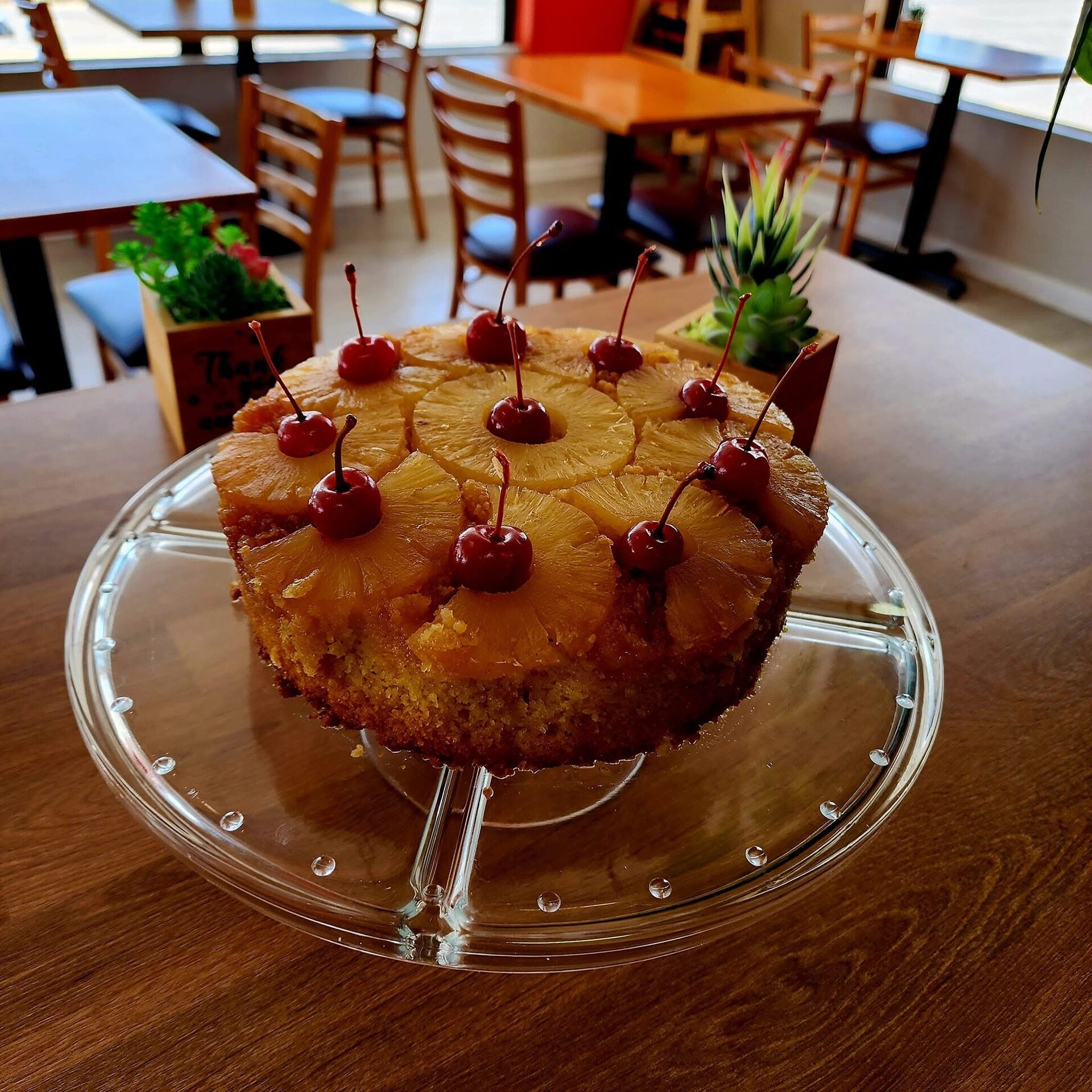 1Chick 1Bro: pineapple upside-down cake with cherries